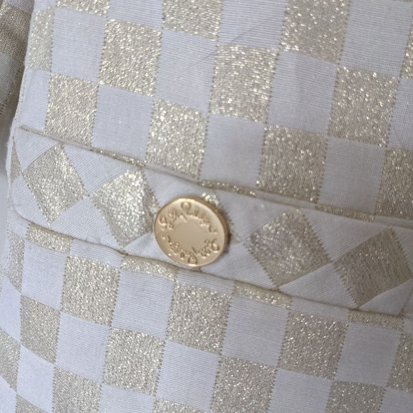 LILLY PULITZER McLane Resort White Jacquered Dress - Picture 6 of 9